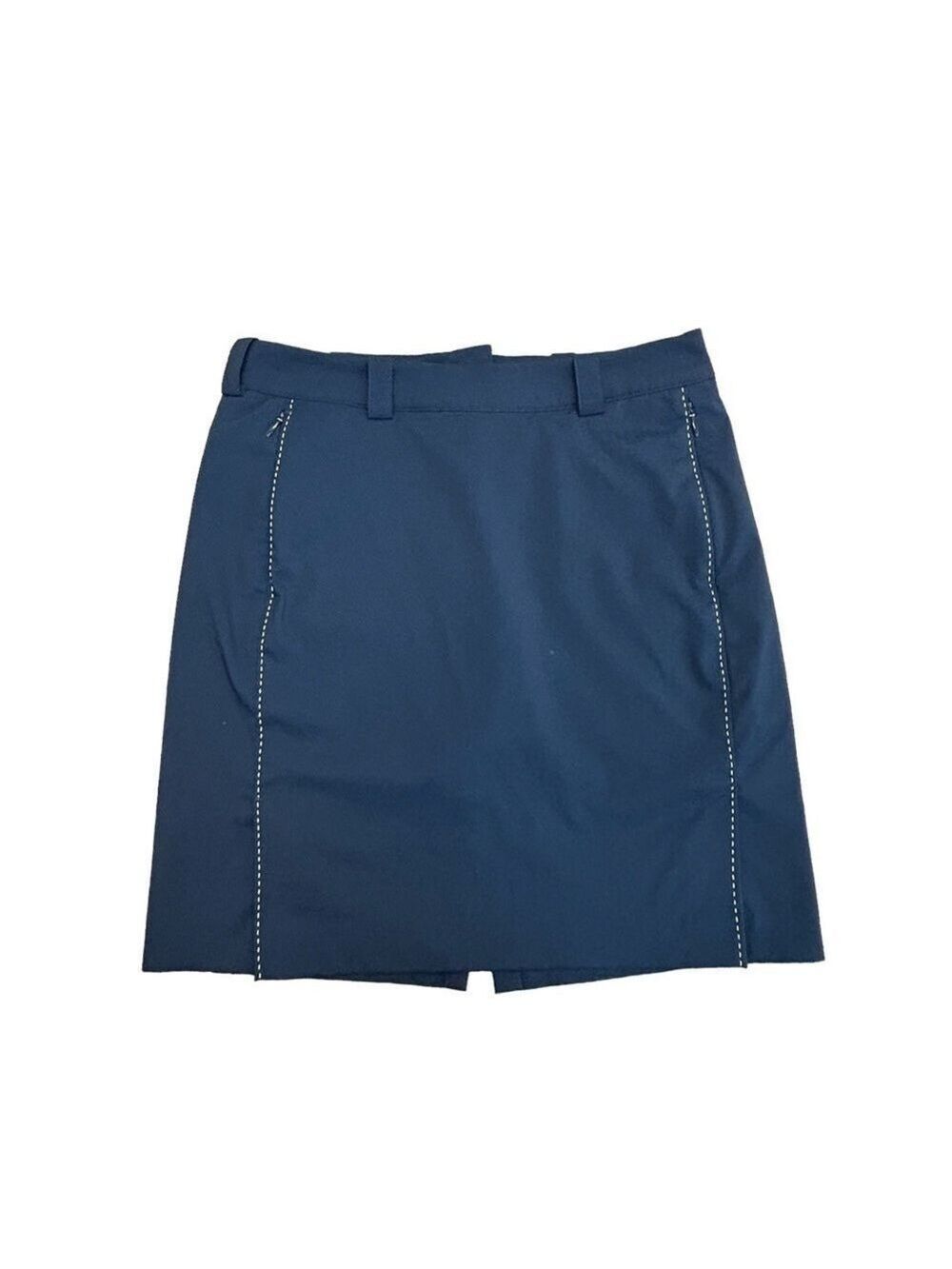 Nike golf navy blue skirt skort tour performance Drifit Sz 4